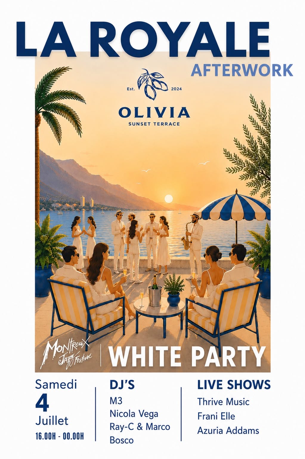 la royale white party | montreux jazz festival